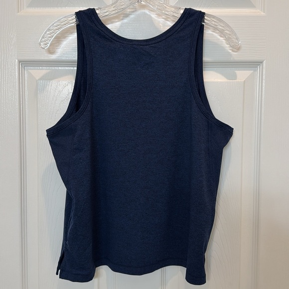 Athleta Uptempo II Tank Top in Navy Blue Heather Size Medium - Picture 3 of 7